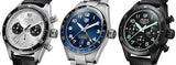 Tag Heuer Autavia Chronometer Flyback Chronograph Silver Dial Black Leather Strap Watch for Men - CBE511B.FC8279