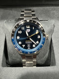 Buy Shop Tag Heuer Autavia Cosc GMT Automatic Blue Dial Silver Steel Strap Watch for Men - WBE511A.BA0650 USA Online