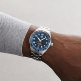 Buy Shop Tag Heuer Autavia Cosc GMT Automatic Blue Dial Silver Steel Strap Watch for Men - WBE511A.BA0650 USA Online