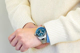 Buy Shop Tag Heuer Autavia Cosc GMT Automatic Blue Dial Silver Steel Strap Watch for Men - WBE511A.BA0650 USA Online