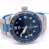 Buy Shop Tag Heuer Autavia Cosc GMT Automatic Blue Dial Silver Steel Strap Watch for Men - WBE511A.BA0650 USA Online
