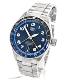 Buy Shop Tag Heuer Autavia Cosc GMT Automatic Blue Dial Silver Steel Strap Watch for Men - WBE511A.BA0650 USA Online