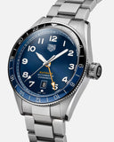 Buy Shop Tag Heuer Autavia Cosc GMT Automatic Blue Dial Silver Steel Strap Watch for Men - WBE511A.BA0650 USA Online