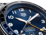Buy Shop Tag Heuer Autavia Cosc GMT Automatic Blue Dial Silver Steel Strap Watch for Men - WBE511A.BA0650 USA Online