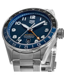 Buy Shop Tag Heuer Autavia Cosc GMT Automatic Blue Dial Silver Steel Strap Watch for Men - WBE511A.BA0650 USA Online