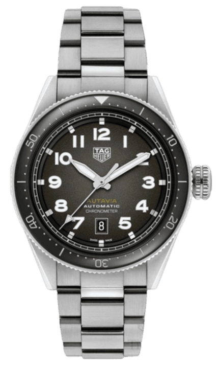 Buy Shop Tag Heuer Autavia Grey Dial Watch for Men - WBE5114.EB0173 USA Online