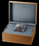 Buy Shop Tag Heuer Autavia Isograph Grey Dial Calfskin Brown Leather Strap Watch for Men - WBE5111.FC8267 USA Online