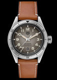 Buy Shop Tag Heuer Autavia Isograph Grey Dial Calfskin Brown Leather Strap Watch for Men - WBE5111.FC8267 USA Online