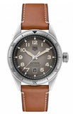 Buy Shop Tag Heuer Autavia Isograph Grey Dial Calfskin Brown Leather Strap Watch for Men - WBE5111.FC8267 USA Online