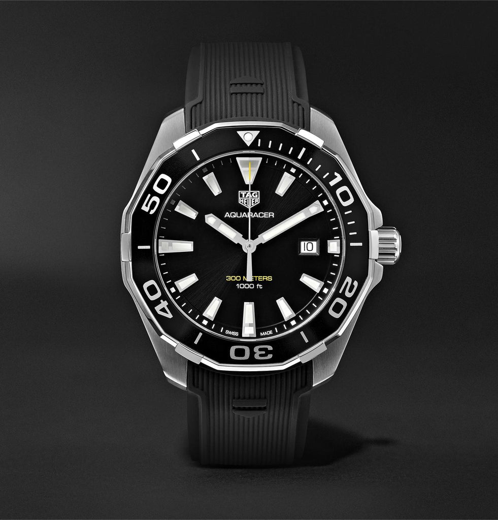 Buy Shop Tag Heuer Aquaracer Black Dial Watch for Men - WAY101A.FT6141 USA Online