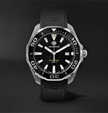 Buy Shop Tag Heuer Aquaracer Black Dial Watch for Men - WAY101A.FT6141 USA Online