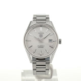 Buy Shop Tag Heuer Carrera Automatic Caliber 5 White Dial Silver Steel Strap Watch for Men - WAR211B.BA0782 USA Online