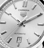 Buy Shop Tag Heuer Carrera Date Silver Dial Silver Steel Strap Watch for Women - WBN2111.BA0639 USA Online