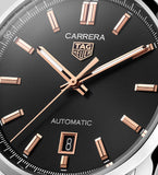Buy Shop Tag Heuer Carrera Black Dial Silver Steel Strap Watch for Men - WBN2113.BA0639 USA Online