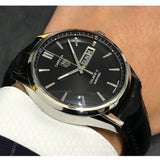 Buy Shop Tag Heuer Carrera Automatic 41mm Black Dial Black Leather Strap Watch for Men - WAR201A.FC6266 USA Online