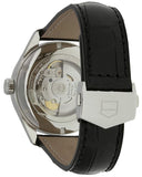 Buy Shop Tag Heuer Carrera Automatic 41mm Black Dial Black Leather Strap Watch for Men - WAR201A.FC6266 USA Online