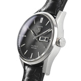 Buy Shop Tag Heuer Carrera Automatic 41mm Black Dial Black Leather Strap Watch for Men - WAR201A.FC6266 USA Online