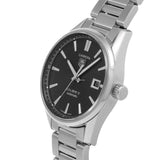 Buy Shop Tag Heuer Carrera Automatic Black Dial Silver Steel Strap Watch for Men - WAR211A.BA0782 USA Online