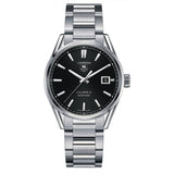 Buy Shop Tag Heuer Carrera Automatic Black Dial Silver Steel Strap Watch for Men - WAR211A.BA0782 USA Online
