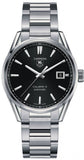 Buy Shop Tag Heuer Carrera Automatic Black Dial Silver Steel Strap Watch for Men - WAR211A.BA0782 USA Online