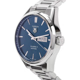 Buy Shop Tag Heuer Carrera Automatic Blue Dial Silver Steel Strap Watch for Men - WAR201E.BA0723 USA Online
