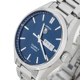 Buy Shop Tag Heuer Carrera Automatic Blue Dial Silver Steel Strap Watch for Men - WAR201E.BA0723 USA Online