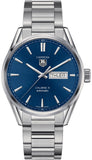 Buy Shop Tag Heuer Carrera Automatic Blue Dial Silver Steel Strap Watch for Men - WAR201E.BA0723 USA Online