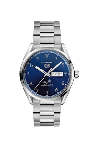 Buy Shop Tag Heuer Carrera Automatic Blue Dial Silver Steel Strap Watch for Men - WBN2016.BA0640 USA Online