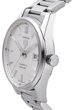 Buy Shop Tag Heuer Carrera Automatic Caliber 5 White Dial Silver Steel Strap Watch for Men - WAR211B.BA0782 USA Online
