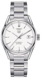 Buy Shop Tag Heuer Carrera Automatic Caliber 5 White Dial Silver Steel Strap Watch for Men - WAR211B.BA0782 USA Online