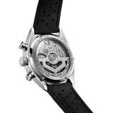 Buy Shop Tag Heuer Carrera Automatic Chronograph Black Dial Black Leather Strap Watch for Men - CBS2210.FC6534 USA Online