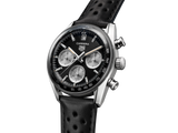 Buy Shop Tag Heuer Carrera Automatic Chronograph Black Dial Black Leather Strap Watch for Men - CBS2210.FC6534 USA Online