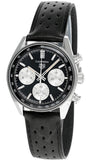 Buy Shop Tag Heuer Carrera Automatic Chronograph Black Dial Black Leather Strap Watch for Men - CBS2210.FC6534 USA Online