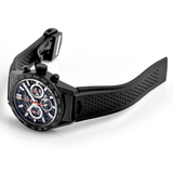 Buy Shop Tag Heuer Carrera Automatic Chronograph Black Dial Black Rubber Strap Watch for Men - CBG2A90.FT6173 USA Online