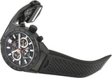 Buy Shop Tag Heuer Carrera Automatic Chronograph Black Dial Black Rubber Strap Watch for Men - CBG2A90.FT6173 USA Online