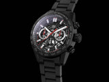 Buy Shop Tag Heuer Carrera Automatic Chronograph Black Dial Black Steel Strap Watch for Men - CBG2090.BH0661 USA Online