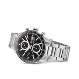Buy Shop Tag Heuer Carrera Automatic Chronograph Black Dial Silver Steel Strap Watch for Men - CBM2110.BA0651 USA Online