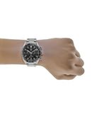 Buy Shop Tag Heuer Carrera Automatic Chronograph Black Dial Silver Steel Strap Watch for Men - CBN2A1B.BA0643 USA Online