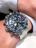 Buy Shop Tag Heuer Carrera Automatic Chronograph Black Dial Silver Steel Strap Watch for Men - CBN2A1B.BA0643 USA Online