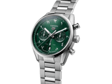 Buy Shop Tag Heuer Carrera Automatic Chronograph Limited Edition Green Dial Silver Steel Strap Watch for Men - CBN2014.EB0240 USA Online