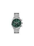 Buy Shop Tag Heuer Carrera Automatic Chronograph Limited Edition Green Dial Silver Steel Strap Watch for Men - CBN2014.EB0240 USA Online