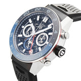 Buy Shop Tag Heuer Carrera Automatic Chronograph Steel & Ceramic Black Dial Black Rubber Strap Watch for Men - CBG2A1Z.FT6157 USA Online