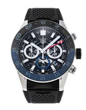 Buy Shop Tag Heuer Carrera Automatic Chronograph Steel & Ceramic Black Dial Black Rubber Strap Watch for Men - CBG2A1Z.FT6157 USA Online