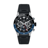 Buy Shop Tag Heuer Carrera Automatic Chronograph Steel & Ceramic Black Dial Black Rubber Strap Watch for Men - CBG2A1Z.FT6157 USA Online