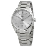 Buy Shop Tag Heuer Carrera Date Silver Dial Silver Steel Strap Watch for Women - WBN2111.BA0639 USA Online