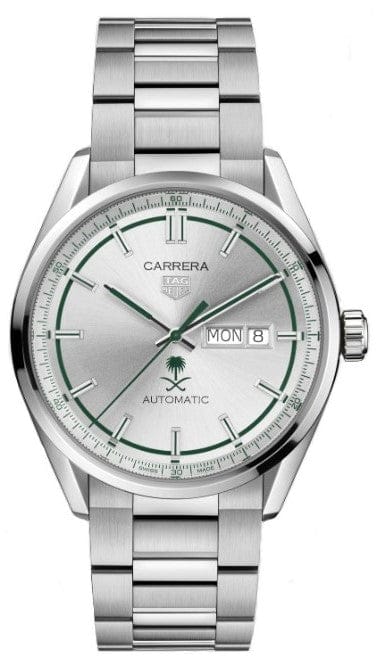 Buy Shop Tag Heuer Carrera Automatic Silver Dial Silver Steel Strap Watch for Men - WBN2015.EB0283 USA Online