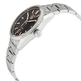 Buy Shop Tag Heuer Carrera Black Dial Silver Steel Strap Watch for Men - WBN2113.BA0639 USA Online