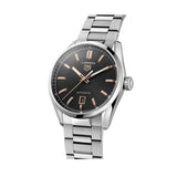 Buy Shop Tag Heuer Carrera Black Dial Silver Steel Strap Watch for Men - WBN2113.BA0639 USA Online