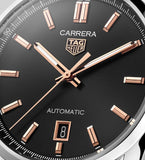 Buy Shop Tag Heuer Carrera Black Dial Silver Steel Strap Watch for Men - WBN2113.BA0639 USA Online