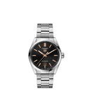 Buy Shop Tag Heuer Carrera Black Dial Silver Steel Strap Watch for Men - WBN2113.BA0639 USA Online